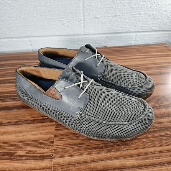 Olukai Men's Mano Mesh Charcoal Toffee Slip On shoes size 10 - Picture 1 of 9